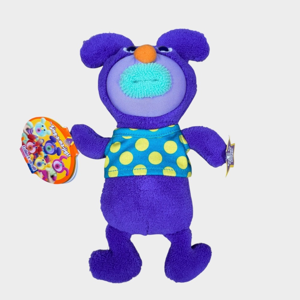 Fisher-Price Sing-a-ma-jigs Clementine  Purple Plush Musical Interactive Toy